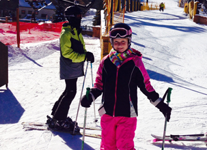 Park City Utah children skiing