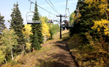 Town Lift chair in autumn